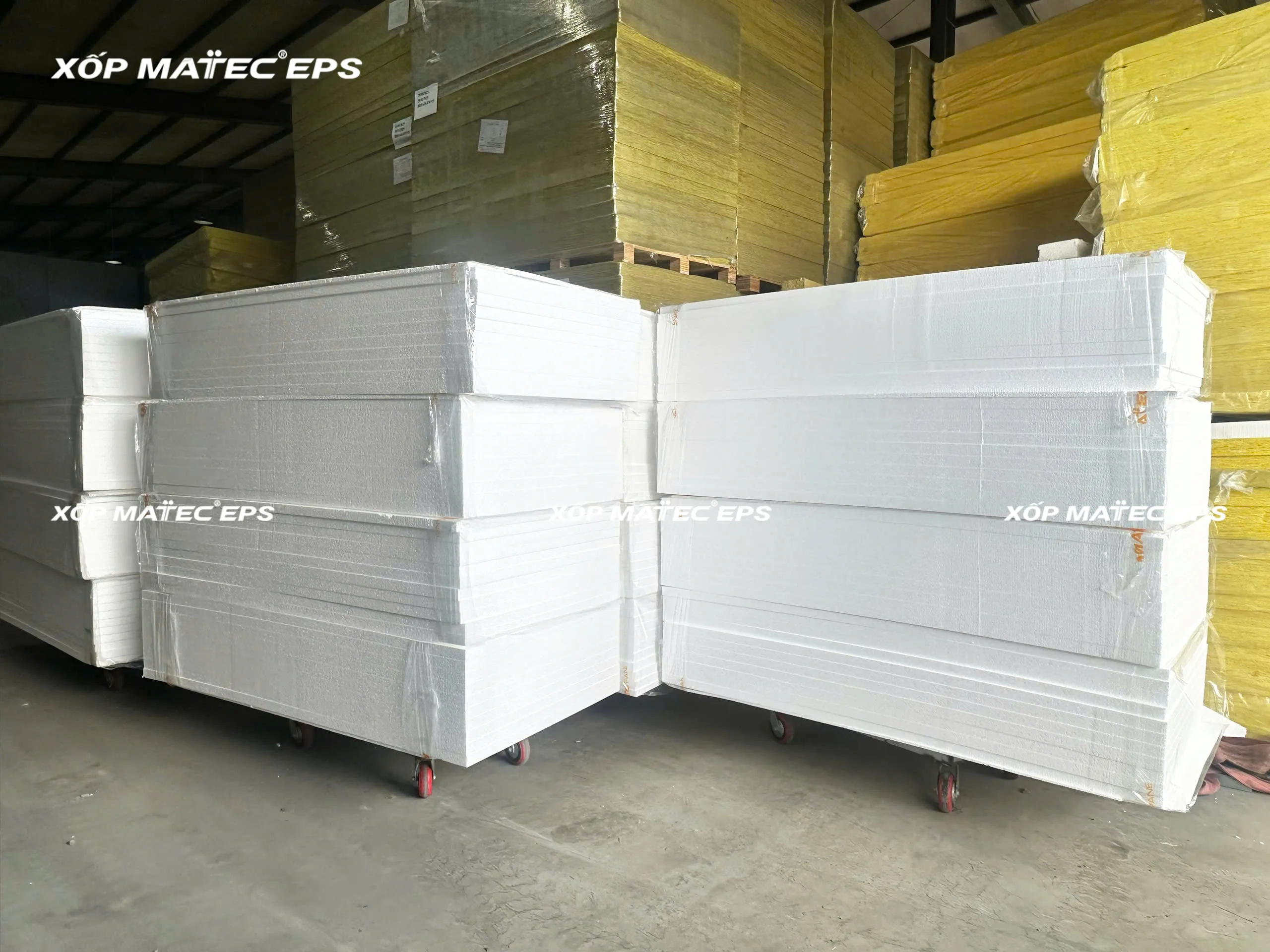 Xốp chống nóng mái , trần nhà dân dụng và nhà xưởng